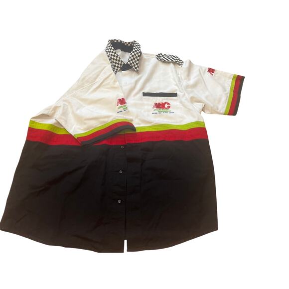 Men’s Applied Racing Components Button Up Shirt Size XL Cotton Racing - Picture 1 of 9